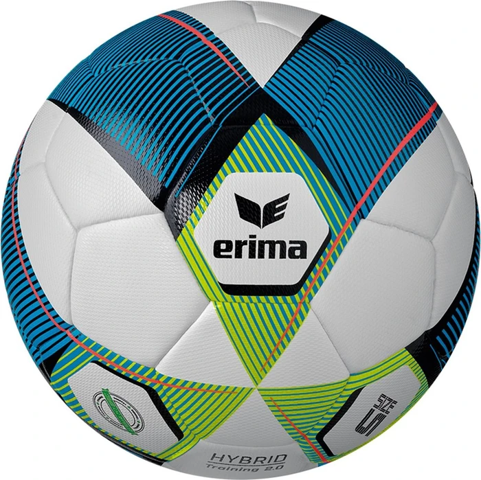 Erima Hybrid Training 2.0 Fußball mykonos blue/lime