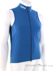Rapha Pro Team Insulated Trikot ärmellos jewelled blue/white (Herren)