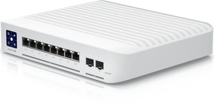 Ubiquiti UniFiSwitch Enterprise 8 Desktop 2.5G Managed Switch, 8x RJ-45, 2x SFP+, 120W PoE+