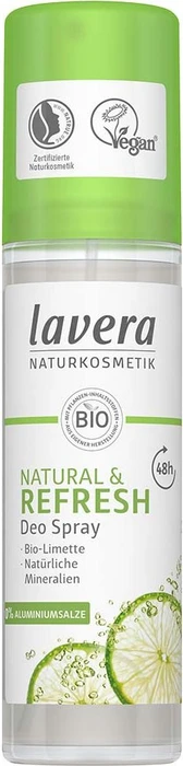 Lavera Natural & Refresh Bio Limette Deo Spray, 75ml