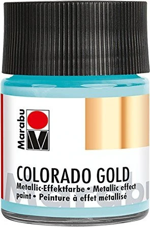 Marabu Colorado Gold Effektfarbe, blausilber, 50ml