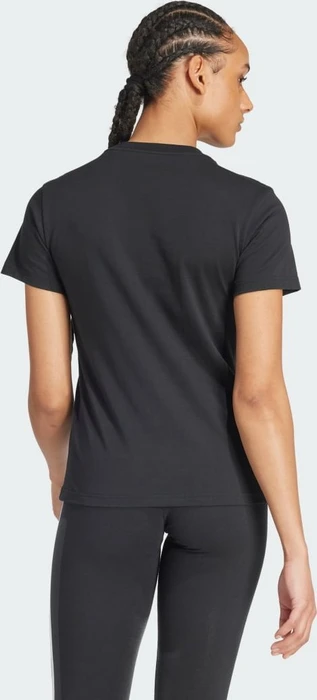 adidas Loungewear Essentials Logo T-Shirt kurzarm schwarz/weiß (Damen)