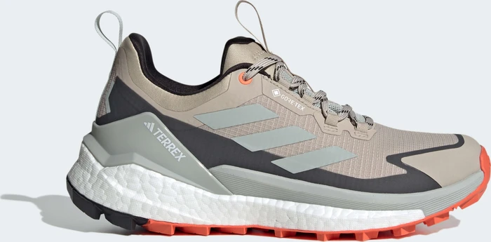 adidas Terrex Free Hiker 2.0 Low GTX wonder beige/core black/semi impact orange (Damen)