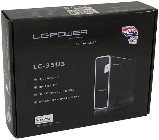 LC-Power LC-35U3, USB-B 3.0