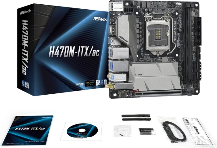 ASRock H470M-ITX/ac (Intel 1200)