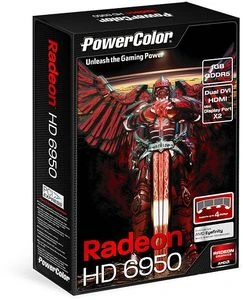 PowerColor Radeon HD 6950, 1GB GDDR5, 2x DVI, HDMI, 2x mDP