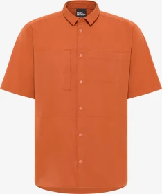 Jack Wolfskin Sierra Canyon Hemd kurzarm burnt orange (Herren)