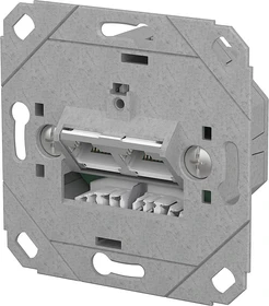 Metz Connect E-DAT C6A LSA++ 2 Port UP0 metallisch