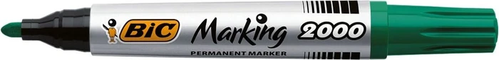 BIC Marking 2000 ECOlutions Permanentmarker Rundspitze 1.7mm grün, 12er-Pack, Box