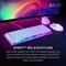 Roccat Vulcan II Mini Air, LEDs RGB, weiß/silber, TITAN II OPTICAL RED, USB/Bluetooth, DE Vorschaubild