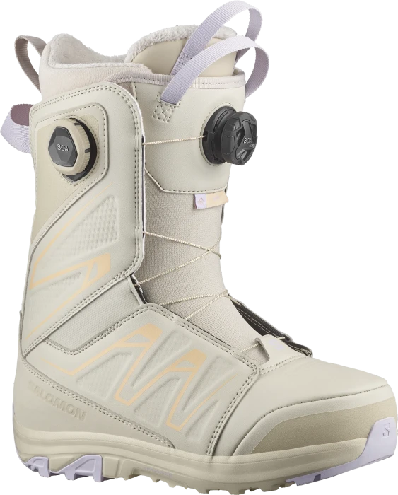 Salomon Ivy BOA SJ BOA Softboot cream/peach fuzz/orchid petal (Damen) (Modell 2024/2025)