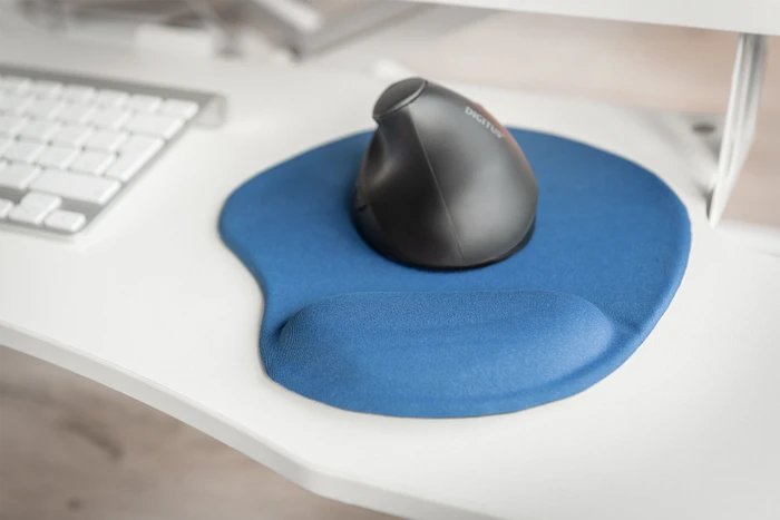 Digitus Ergonomisches Mauspad mit Handballenauflage, 225x180mm, blau