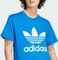 adidas Adicolor Classics Trefoil T-Shirt kurzarm blue bird (Damen) Vorschaubild