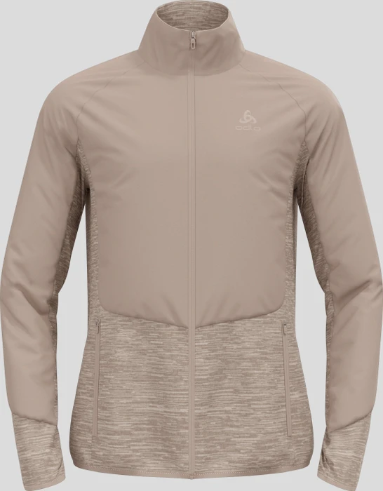 Odlo The Run Easy Warm Hybrid Funktionsjacke cinder (Herren)