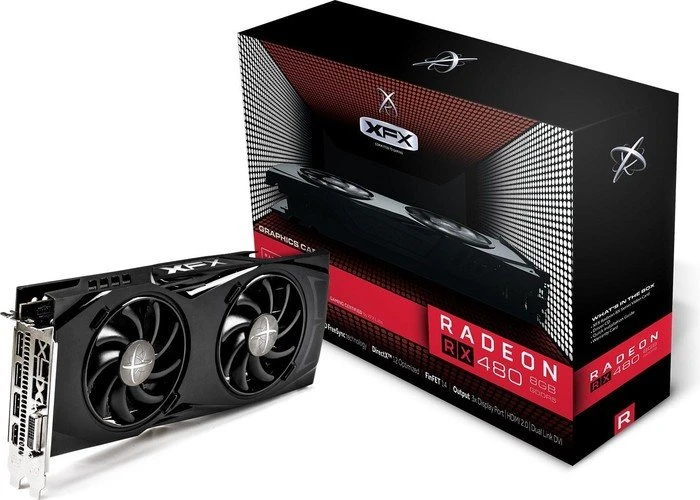 XFX Radeon RX 480 GTR Black Edition, 8GB GDDR5, DVI, HDMI, 3x DP