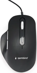 Gembird Optical Mouse 6B-02 schwarz, USB (MUS-6B-02)