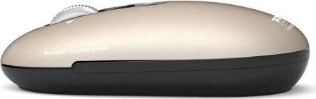 Port Designs Pure Color Bluetooth Rechargeable Mouse, Pearl beige, Bluetooth