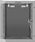 Lanberg WF10 Series 10" Rack Wandschrank 6HE, hängend, Flatpack, Glastür, IP20, RAL 7035, 310mm tief Vorschaubild