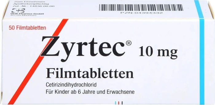 Zyrtec 10mg Filmtabletten, 50 Stück