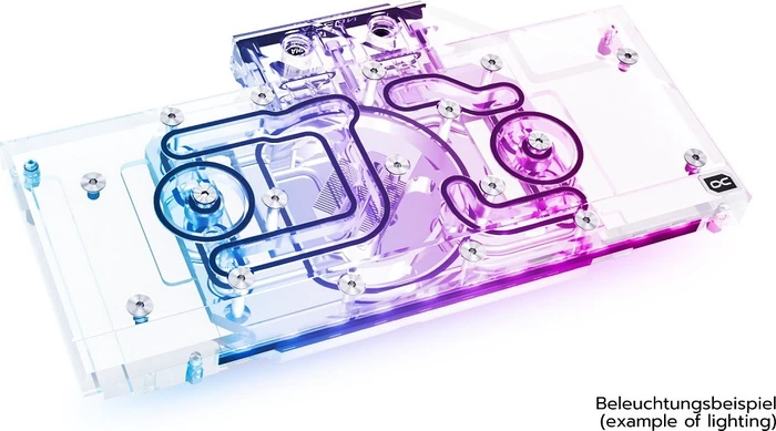 Alphacool Eisblock Aurora Acryl GPX-A AMD Radeon RX 6700XT Reference mit Backplate
