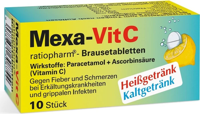 Mexa-Vit. C ratiopharm Brausetabletten, 10 Stück