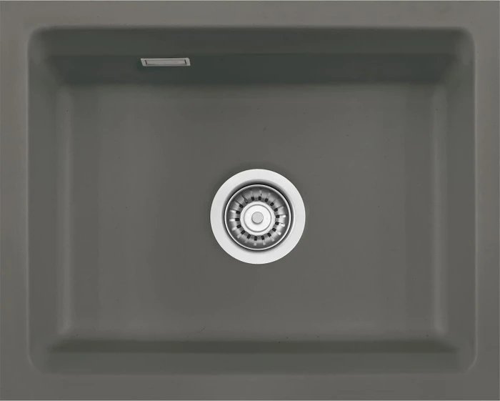 systemceram Kara 50 U Unterbau Becken mittig lava