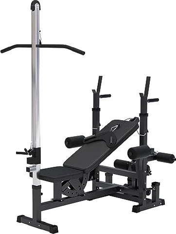 Gorilla Sports Universal inkl. Latzug Kraftstation schwarz