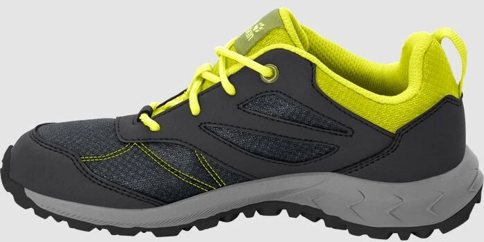 Jack Wolfskin Woodland Low black/lime (Junior)