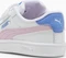 Puma Smash 3.0 Leather V puma white/grape mist/blue skies (Junior) Vorschaubild