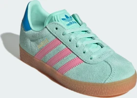 adidas Gazelle clear mint/bliss pink/bright blue (Junior)
