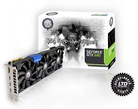 KFA2 GeForce GTX 680 LTD OC V2, 2GB GDDR5, 3x Mini HDMI, DP
