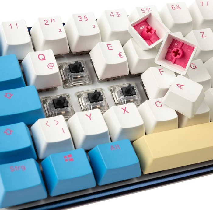 Ducky Mecha SF Limited Dawn Edition PBT, LEDs RGB, MX RGB BLACK, USB, DE