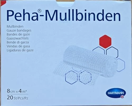 Hartmann Peha Mullbinden 4m x 8cm unsteril