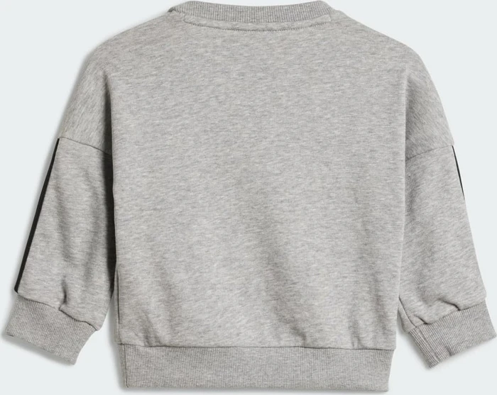 adidas Essentials Trainingsanzug medium grey heather/clear pink (Junior)