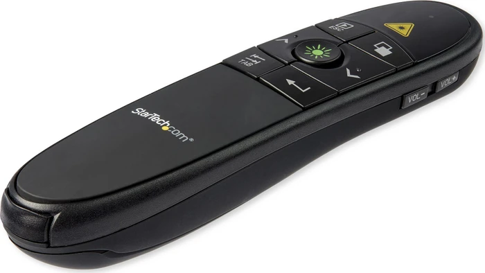 StarTech Wireless Presentation Remote with Green LaserPointer, schwarz, USB-A
