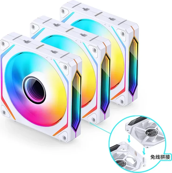 Jonsbo ZL-120W, weiß, 120mm, 3er-Pack