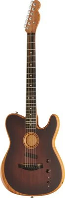 Fender American Acoustasonic Telecaster All-Mahogany Bourbon Burst