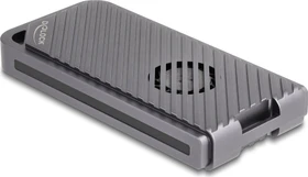 DeLOCK Externes Gehäuse für M.2 NVMe SSD RGB, Thunderbolt 3 / USB-C 3.1