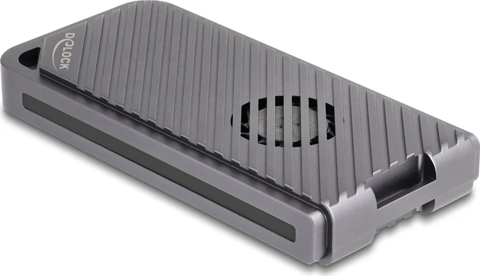 DeLOCK Externes Gehäuse für M.2 NVMe SSD RGB, Thunderbolt 3 / USB-C 3.1