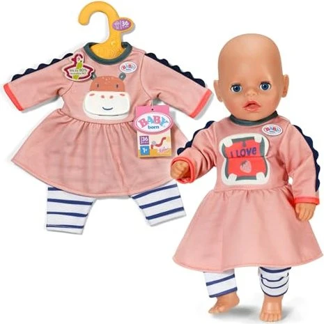 Zapf creation BABY born Mode - Kleid Dschungel 36cm