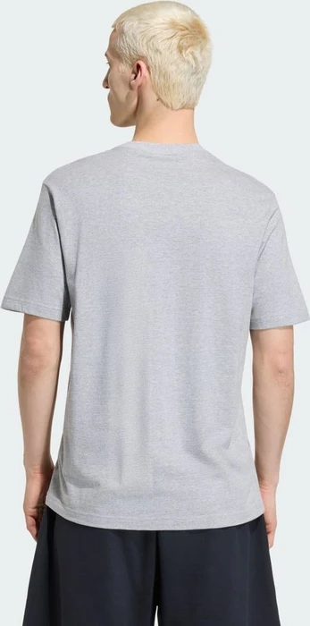 adidas Trefoil Essentials T-Shirt kurzarm medium grey heather (Herren)