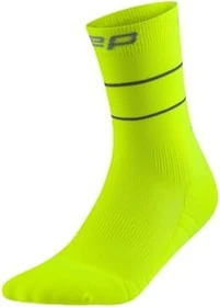 CEP Neon Mid Cut Laufsocken neon yellow (Herren)