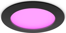 Philips Hue White and Color Ambiance Slim Einbauleuchte 170mm schwarz