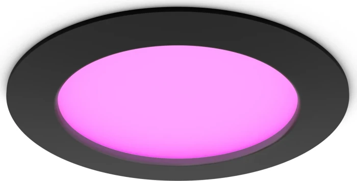 Philips Hue White and Color Ambiance Slim Einbauleuchte 170mm schwarz