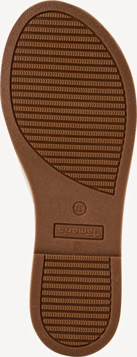 Tamaris Lederpantolette beige (Damen)