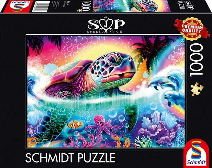 Schmidt Spiele Sheena Pike: Neon-Schildkröte (1000 Teile) Image