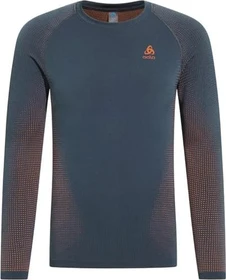 Odlo Performance Warm Baselayer Funktionsshirt langarm india ink (Herren)