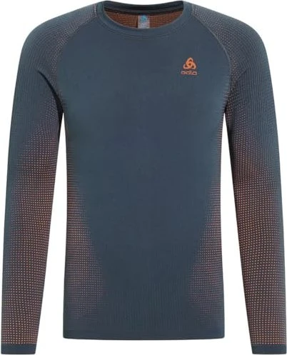 Odlo Performance Warm Baselayer Funktionsshirt langarm india ink (Herren)