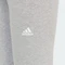 adidas Essentials Linear Logo Cotton Hose lang medium grey heather/white (Junior) Vorschaubild