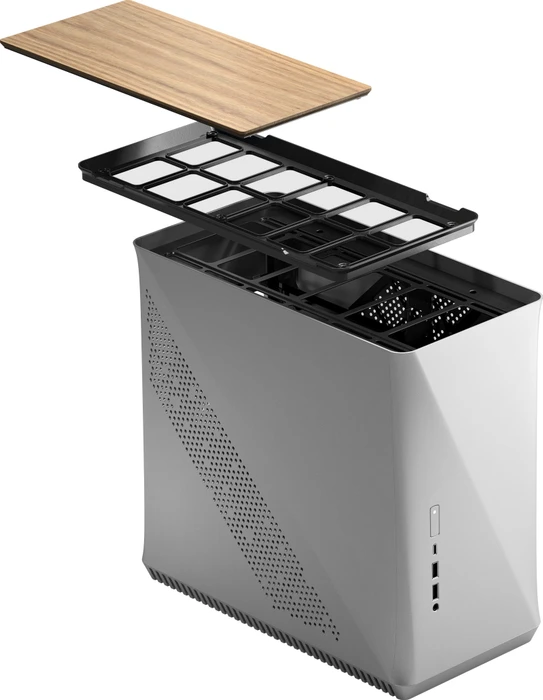 Fractal Design Era ITX Silver White Oak, Mini-ITX